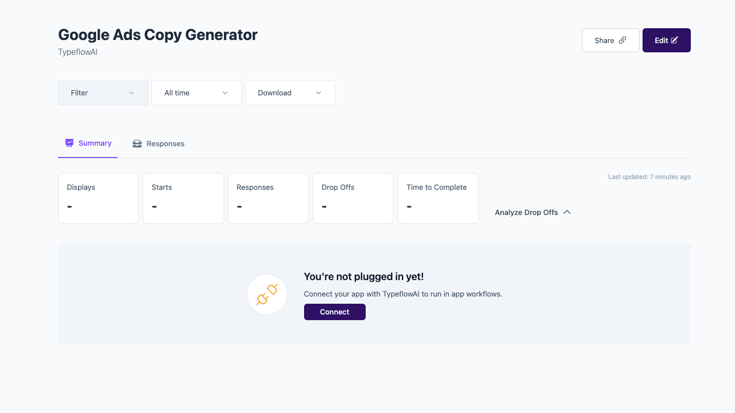 Workflow dashboard