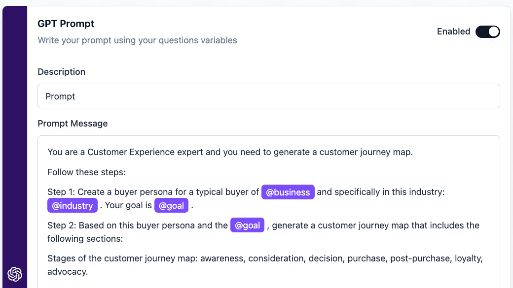 Customer Journey Map Generator